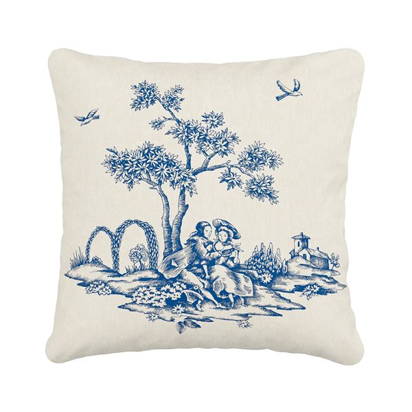 Enchanted Garden Cushion - Blue